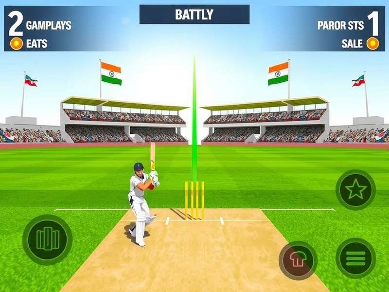 Cricket Warzone Titan batting interface